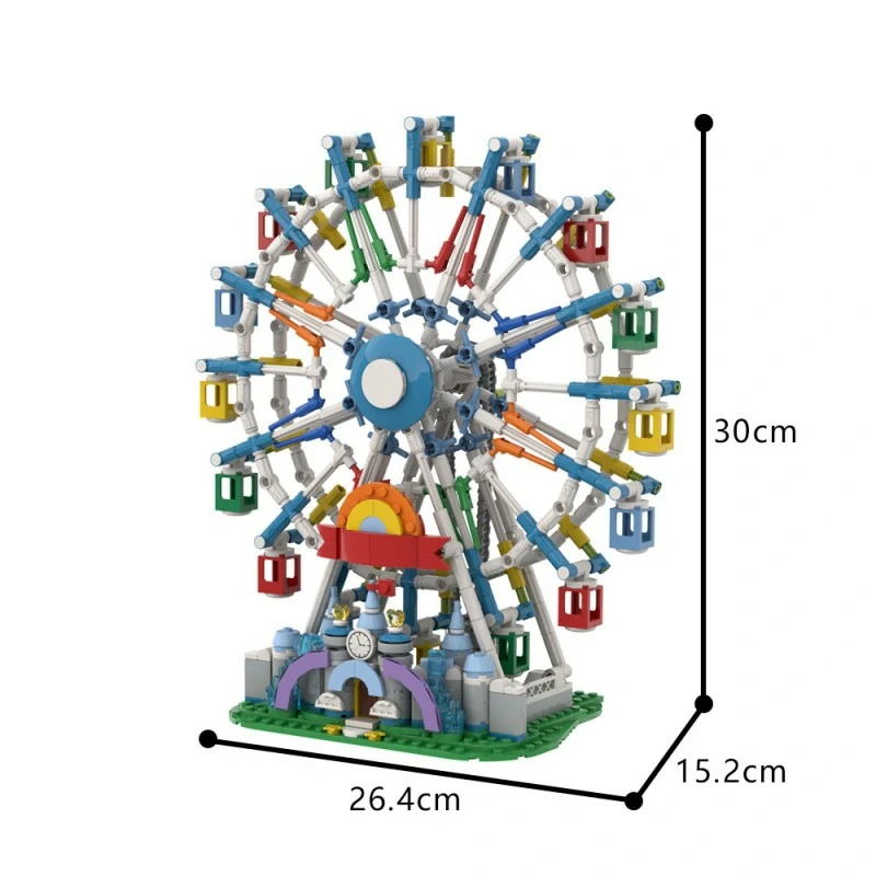 GoBricks MOC A2021 City Ferris Wheel