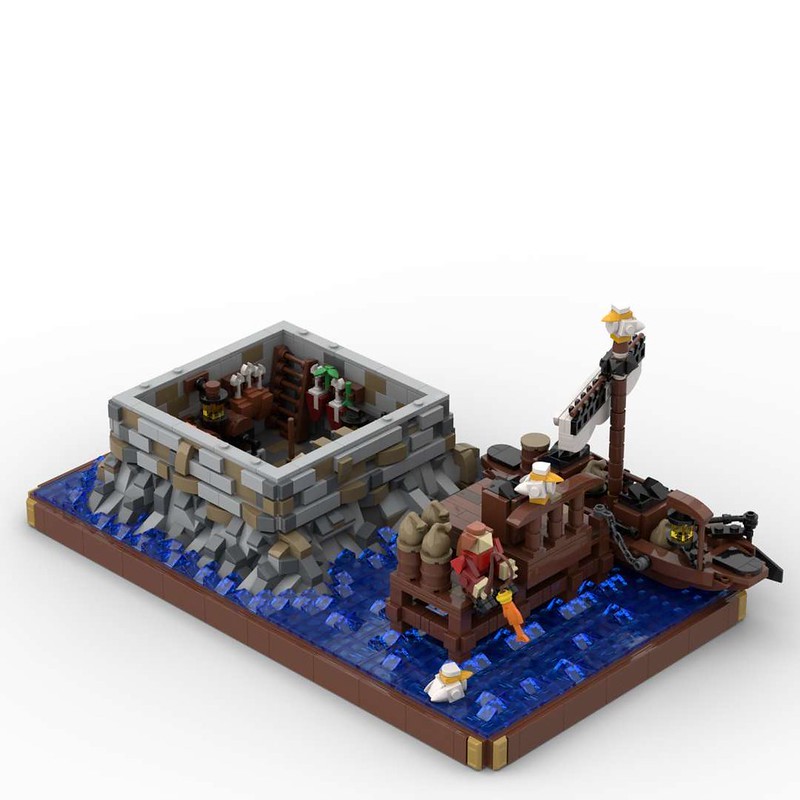 GoBricks MOC 126224 Medieval Lighthouse