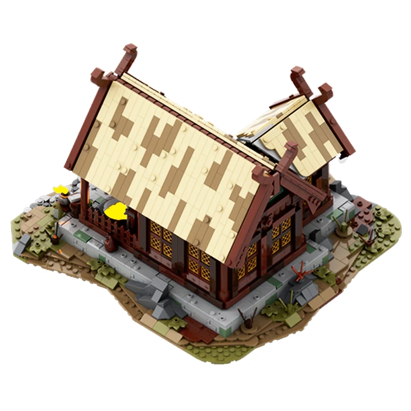 GoBricks MOC 138540 The Lord Of The Rings Rohan Blacksmith`s House