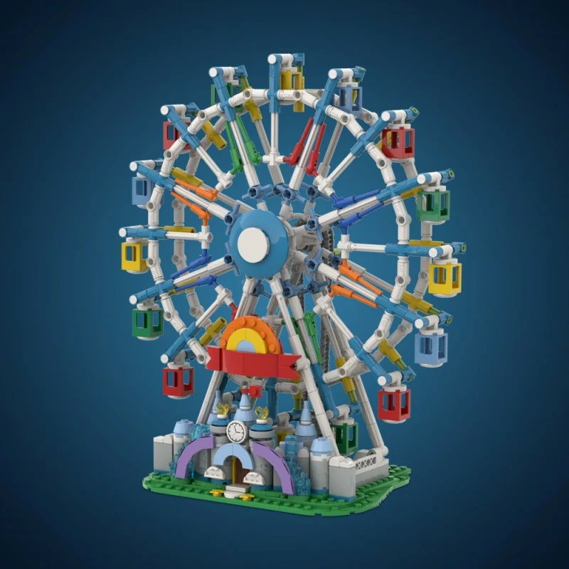GoBricks MOC A2021 City Ferris Wheel
