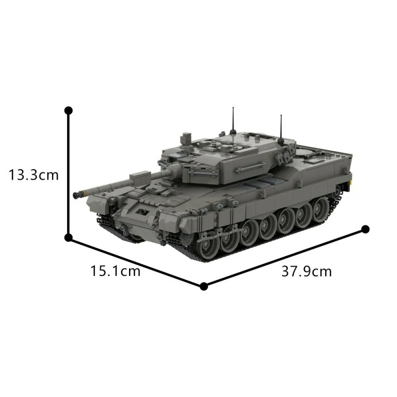 GoBricks MOC A1654 Leopard 2 Main Battle Tank