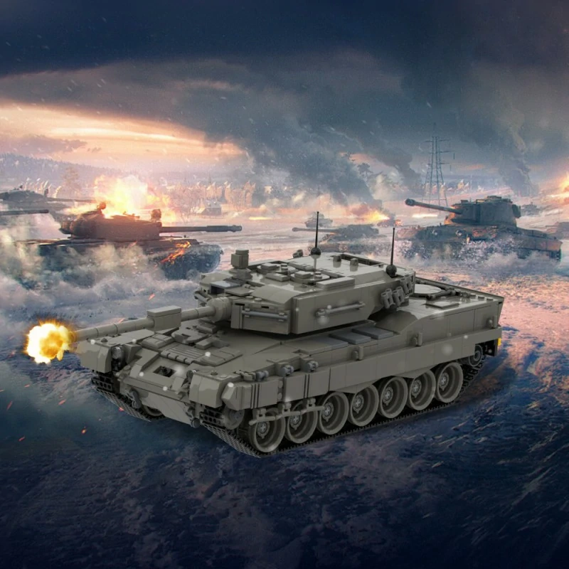 GoBricks MOC A1654 Leopard 2 Main Battle Tank