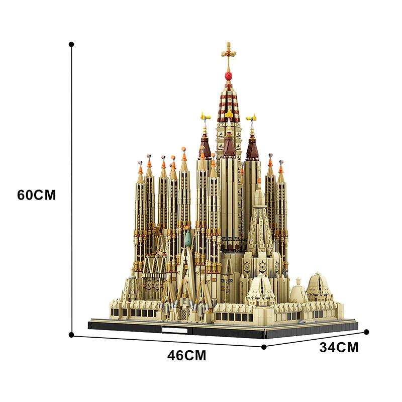 GoBricks MOC 65795 Sagrada Familia