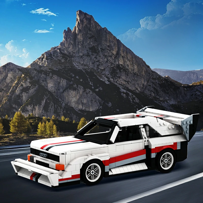 GoBricks MOC 61951 Audi Sport Quattro E2 Pikes Peak Hillclimb