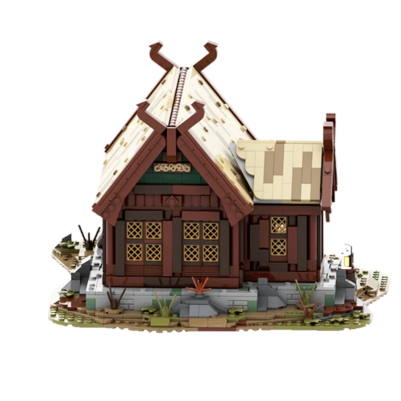 GoBricks MOC 138540 The Lord Of The Rings Rohan Blacksmith`s House