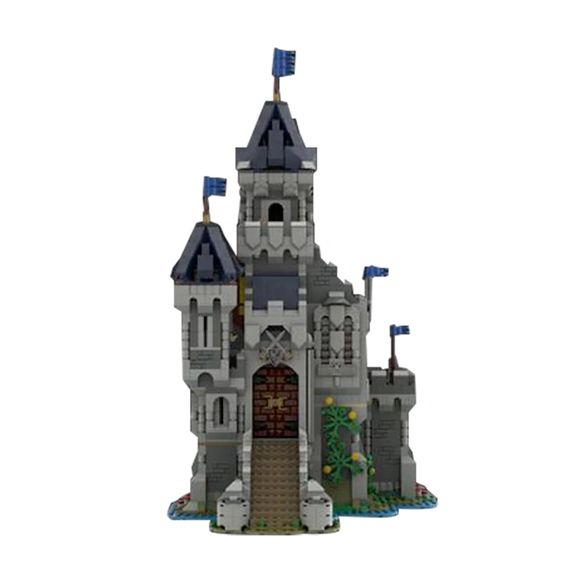 GoBricks MOC 101775 Black Falcon Knight's Castle 31120 Medieval Castle Alternate Build