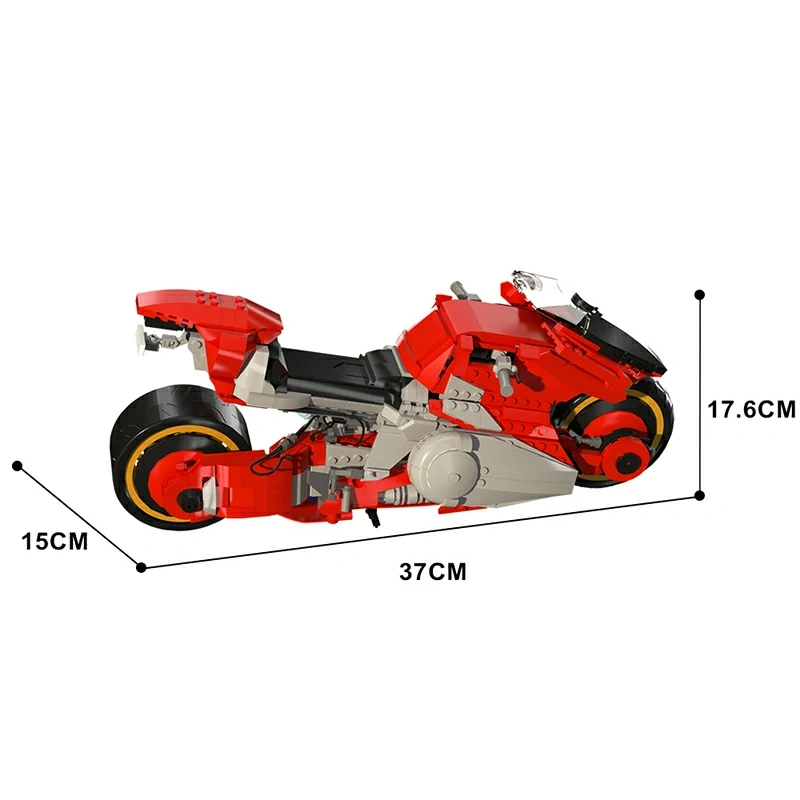 GoBricks MOC 133770 Cyberpunk 2077 Bike