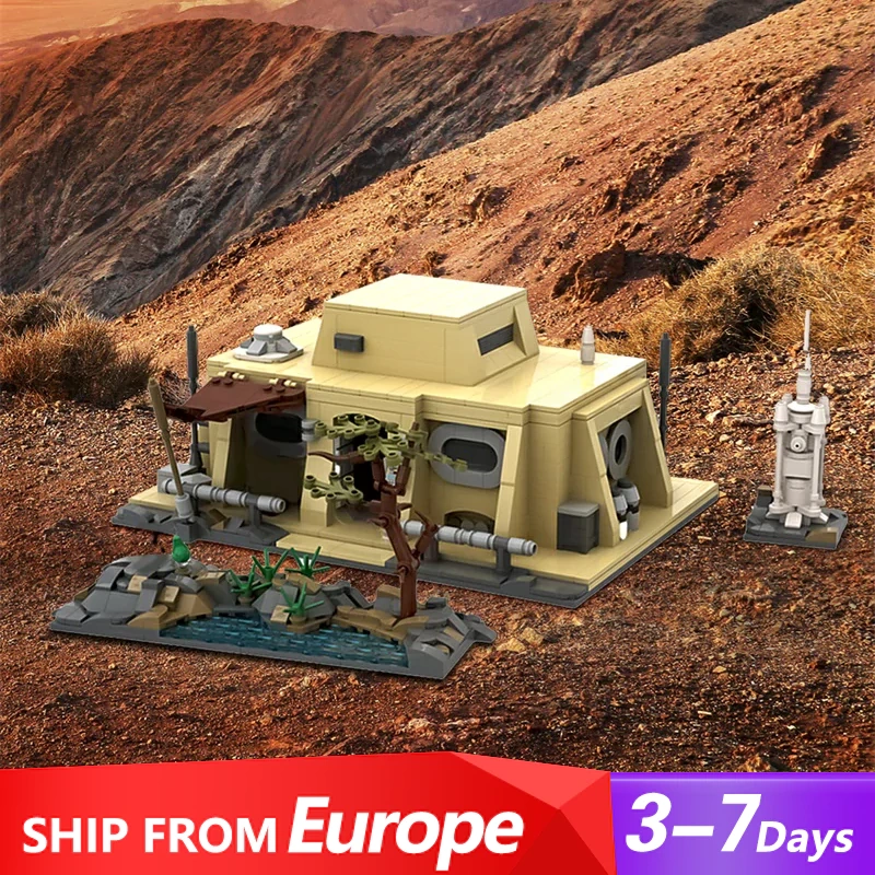 [Pre-sale] GoBricks MOC 146420 The Mandalorian's Cabin Europe Warehouse Express