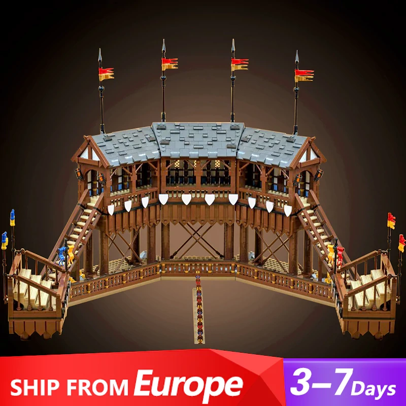 [Pre-sale] GoBricks MOC 152408 Medieval Tournament Grounds Europe Warehouse Express