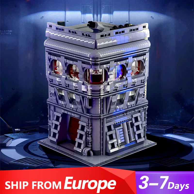 [Pre-sale] GoBricks MOC 153842 Imperial Modular Building Europe Warehouse Express