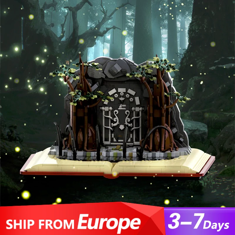 [Pre-sale] GoBricks MOC 169428 The Fellowship of the Ring Minifigures Display Stand Europe Warehouse Express