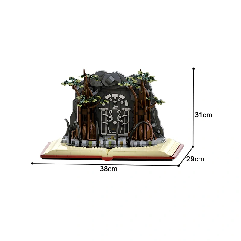 GoBricks MOC 169428 The Fellowship of the Ring Minifigures Display Stand