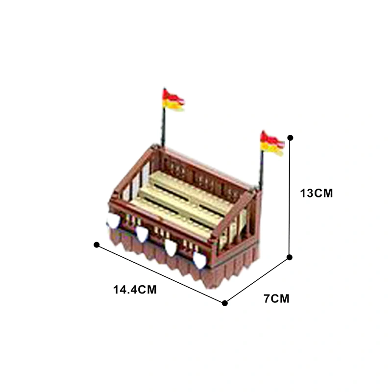GoBricks MOC 152408 Medieval Tournament Grounds