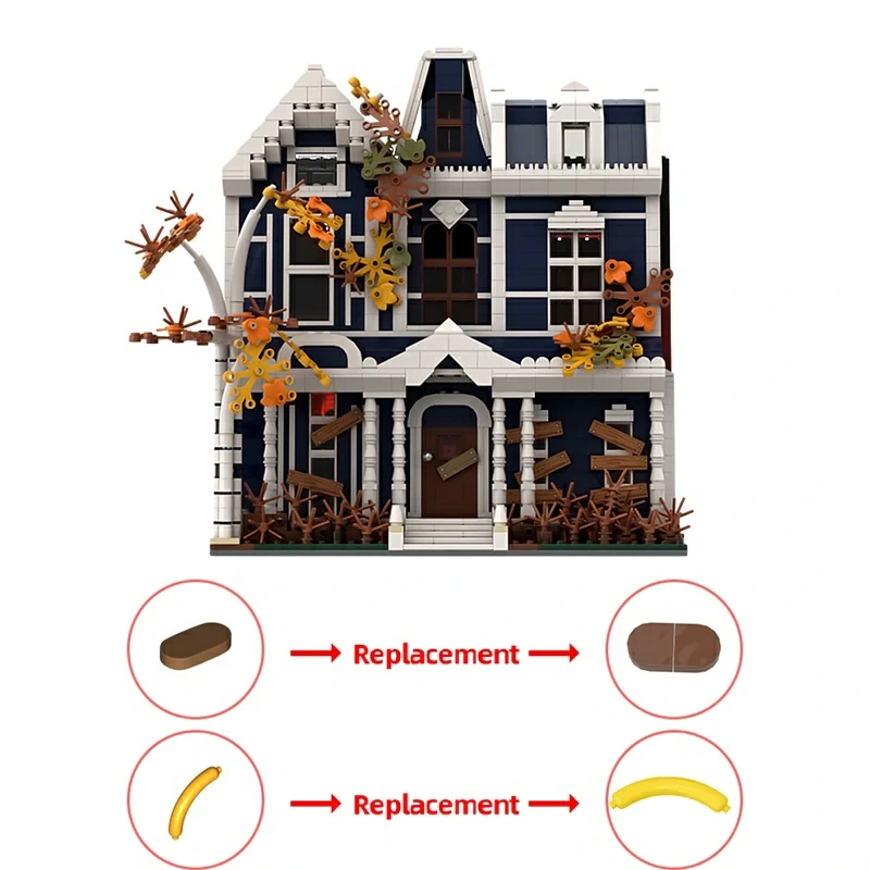 GoBricks MOC 127052 Stranger Things Victor Creel House