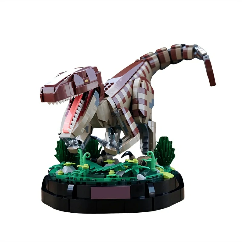 GoBricks MOC 175051 Jurassic Park Velociraptor Statue