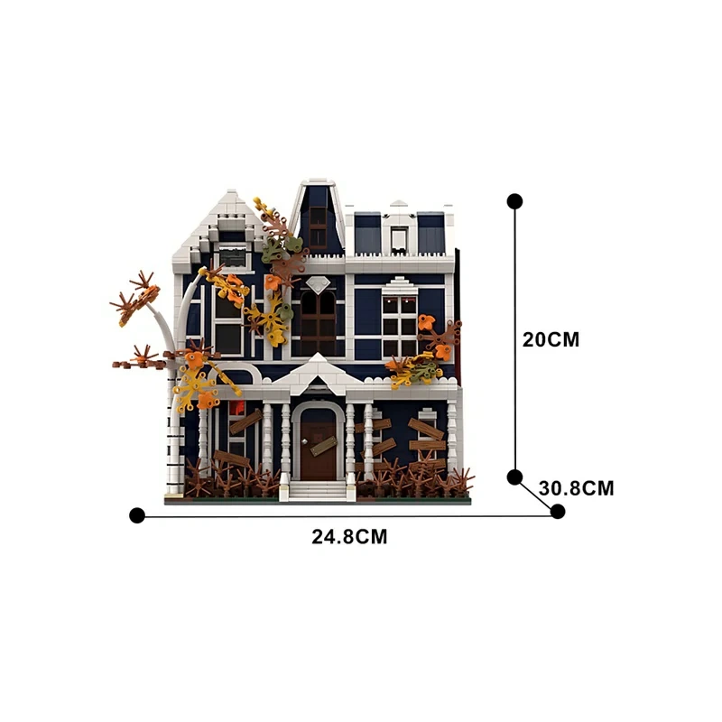 GoBricks MOC 127052 Stranger Things Victor Creel House
