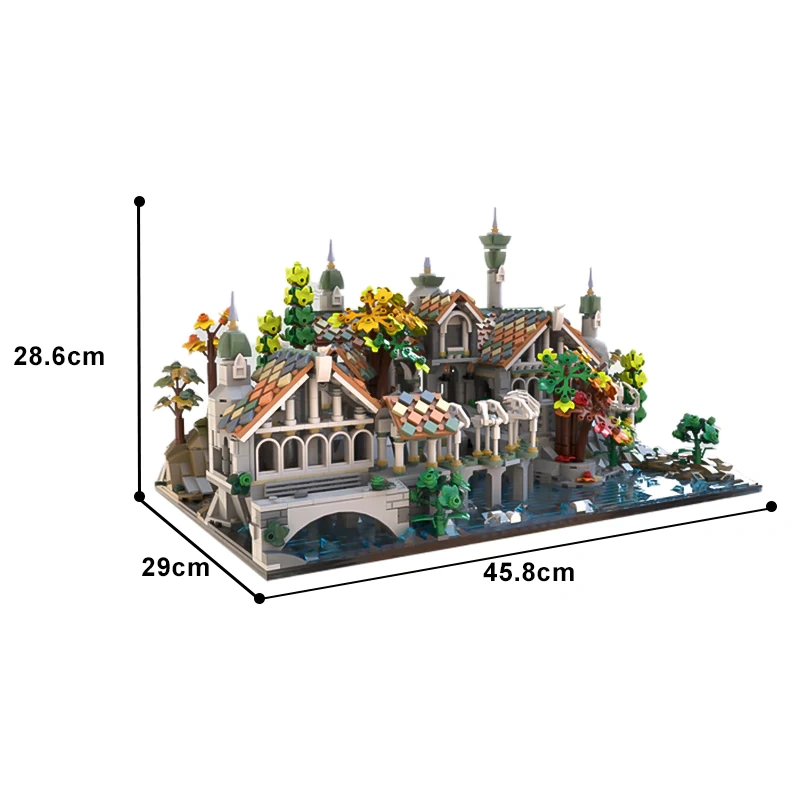 GoBricks MOC 182098 Rivendell