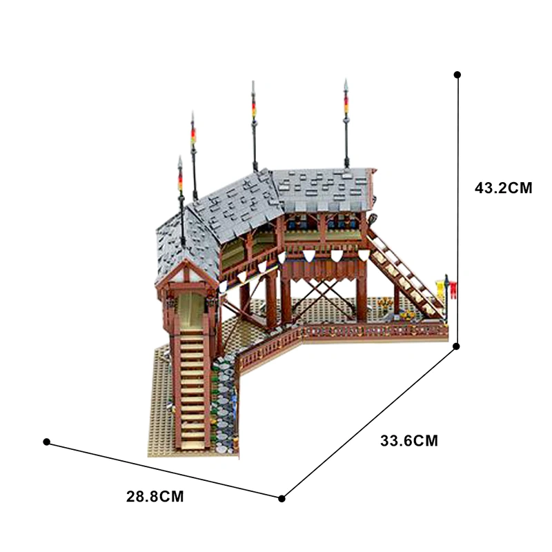 GoBricks MOC 152408 Medieval Tournament Grounds