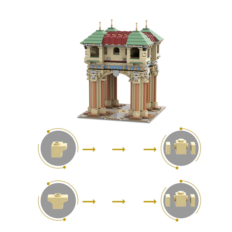 GoBricks MOC 43429 Classic Tower