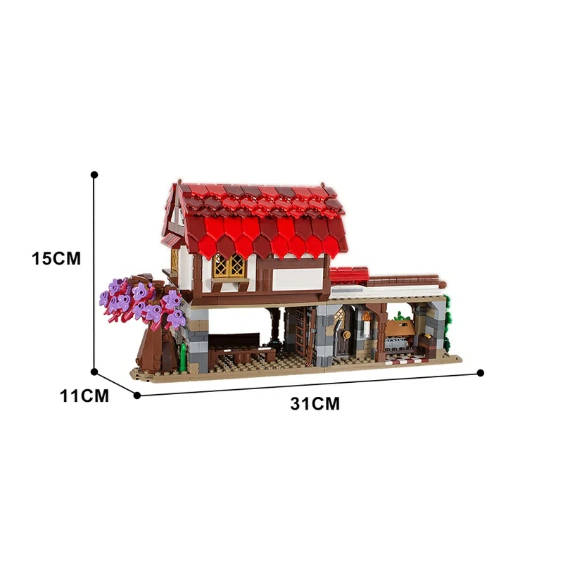 GoBricks MOC A1115 Medieval Market