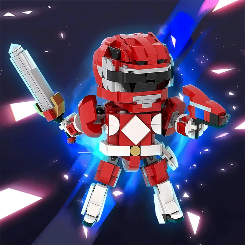 GoBricks MOC 165490 SD Red Ranger