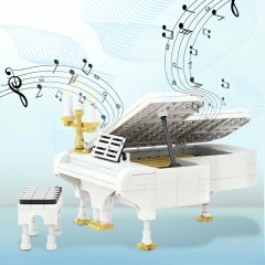 MOC-A0835Y01 White Piano 268±pcs
