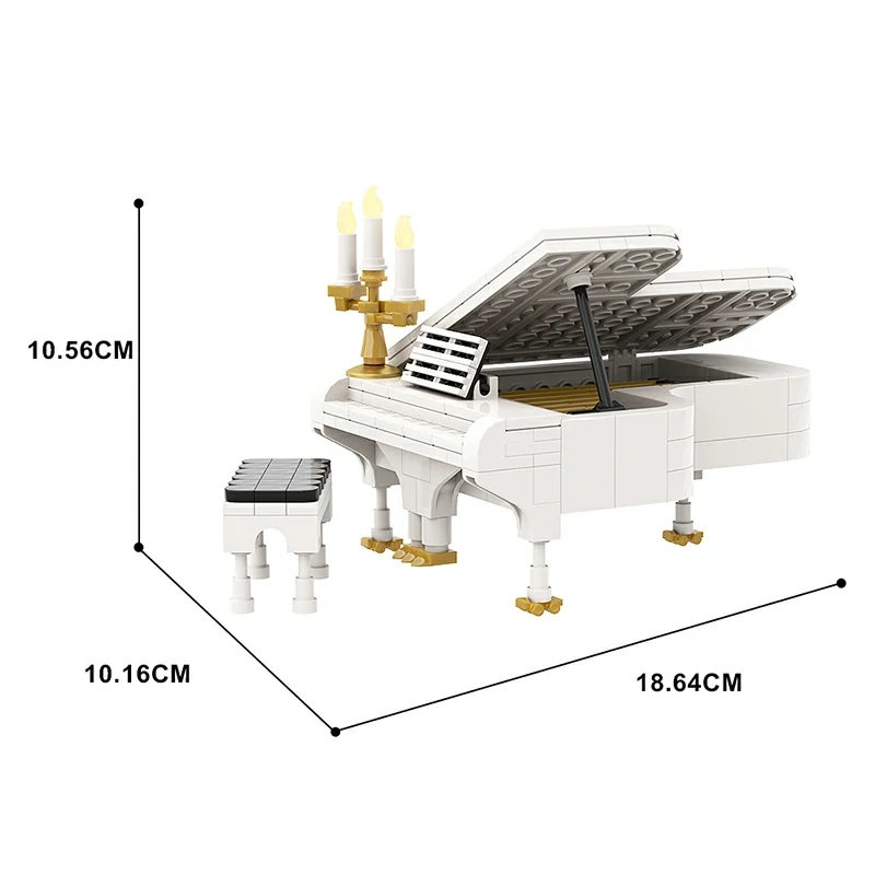 GoBricks MOC A0835 Piano