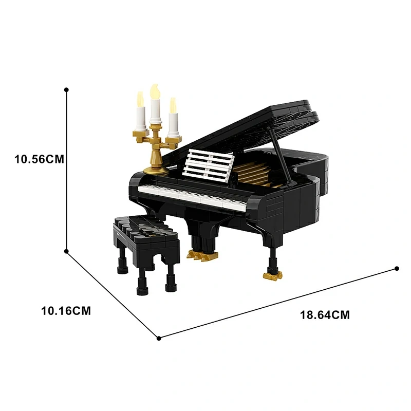 GoBricks MOC A0835 Piano