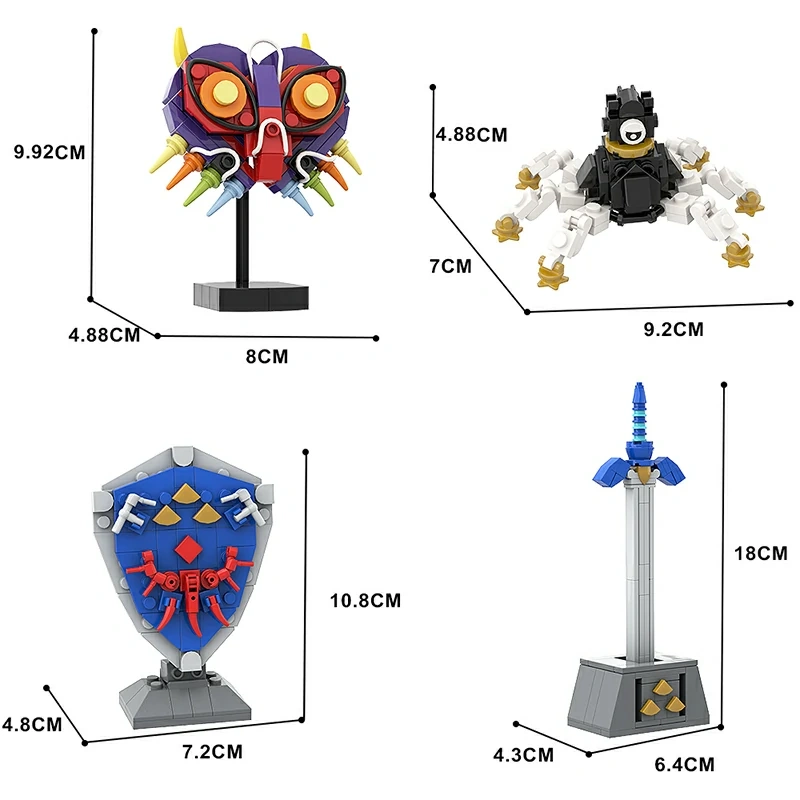 GoBricks MOC A1053 The Legend of Zelda Mini Series
