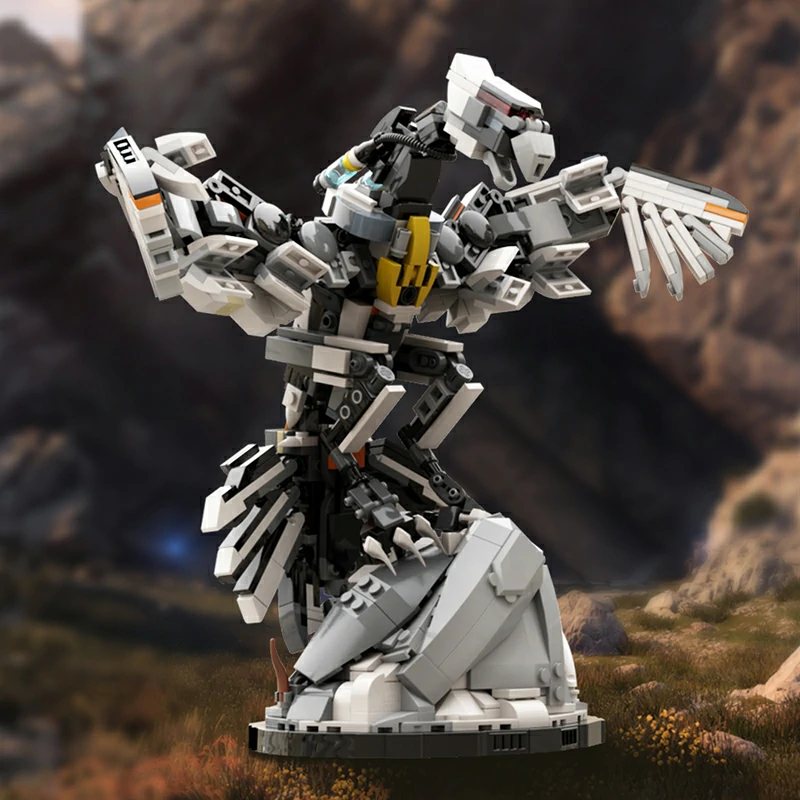 GoBricks MOC 117996 Horizon Zero Dawn Stormbird With Stand