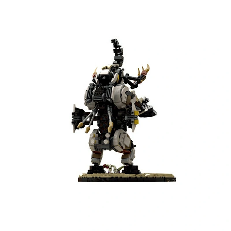 GoBricks MOC 125382 Horizon Forbidden West Tremortusk With Stand