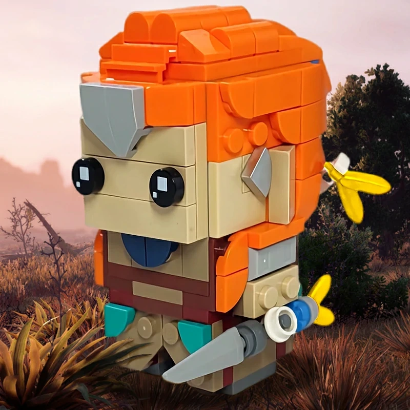 GoBricks MOC 171549 Horizon Zero Dawn Aloy Brickheadz