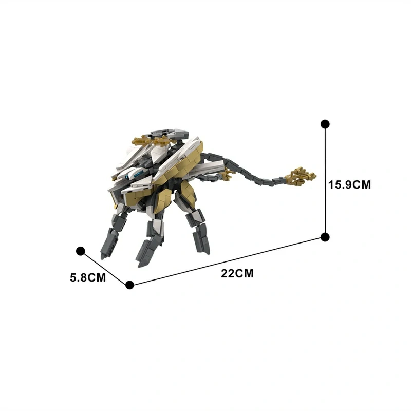 GoBricks MOC 185666 Horizon Zero Dawn Forbidden West Specter