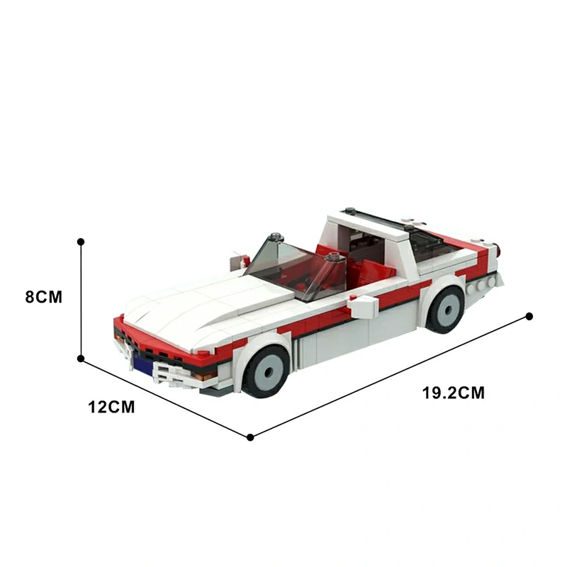 GoBricks MOC 67749 The A-Team Chevrolet Corvette C4 Forza Horizon 4