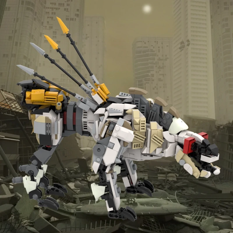 GoBricks MOC A1443 Horizon Zero Dawn Forbidden West Ravager