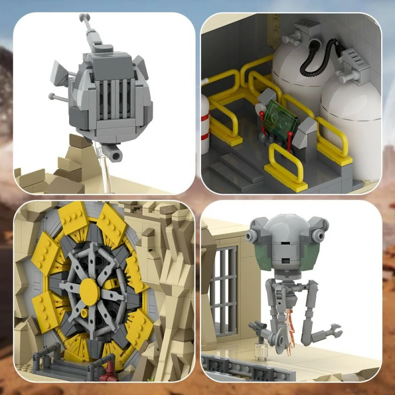 GoBricks MOC A1683 Fallout Shelter