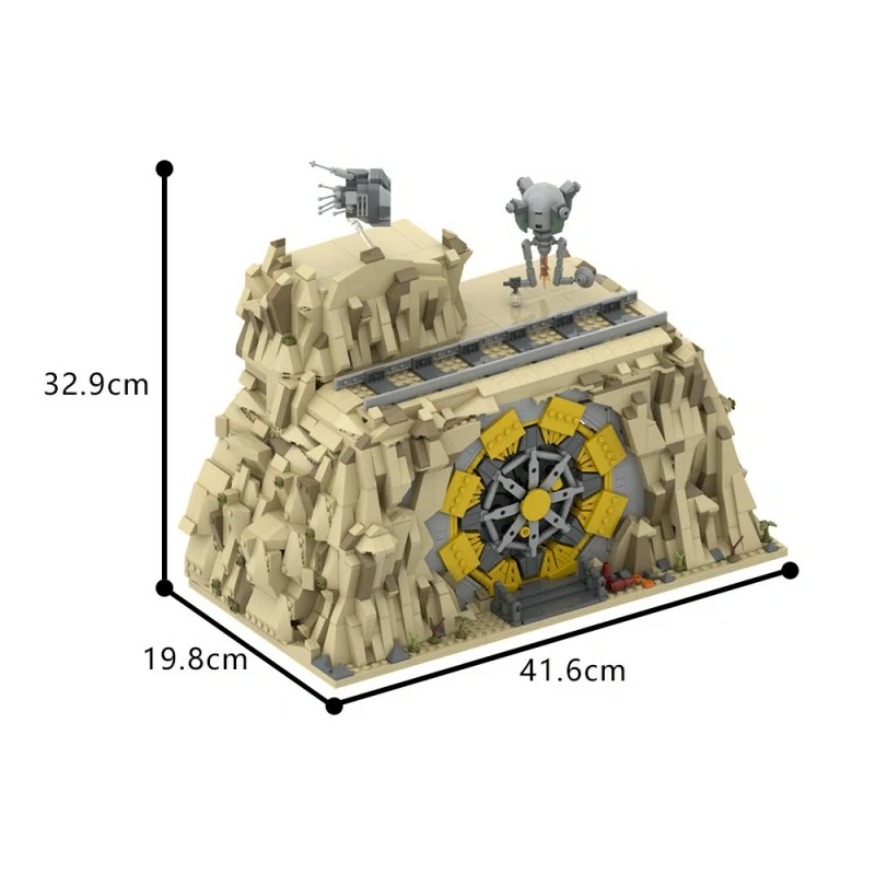 GoBricks MOC A1683 Fallout Shelter
