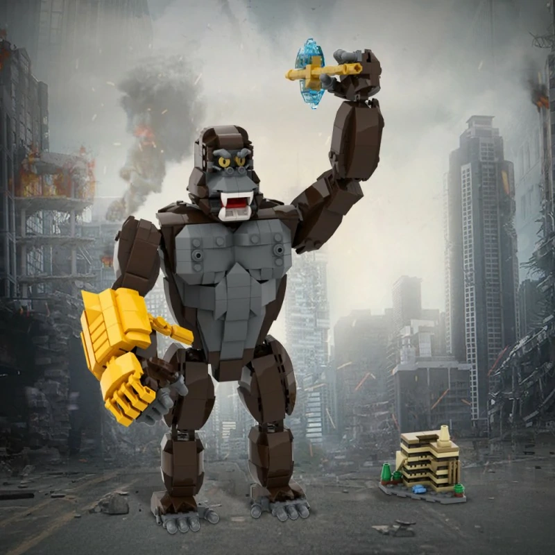 GoBricks MOC F-A2007 King Kong Gorilla