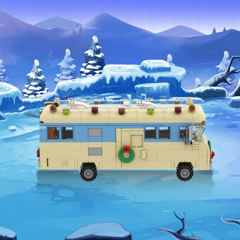 GoBricks MOC A1711 Christmas RV