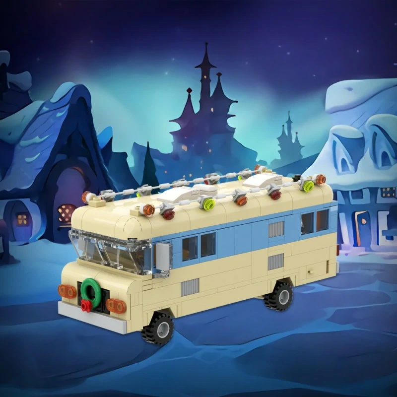 GoBricks MOC A1711 Christmas RV