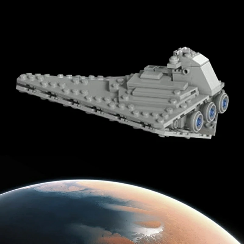 GoBricks MOC 47569 Mini Scale Destroyer Over Jedha