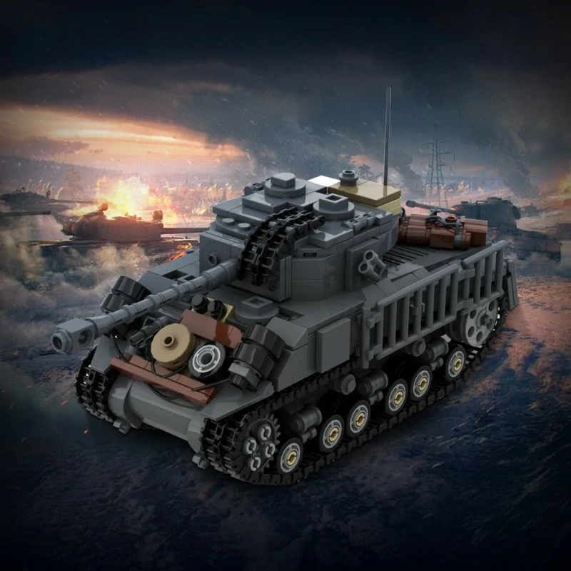GoBricks MOC 198311 M4A3E8 76 W HVSS