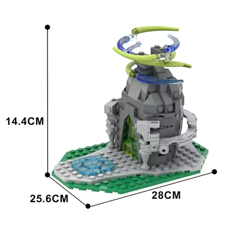GoBricks MOC 153790 Shrine Of Light Zelda Tears Of The Kingdom