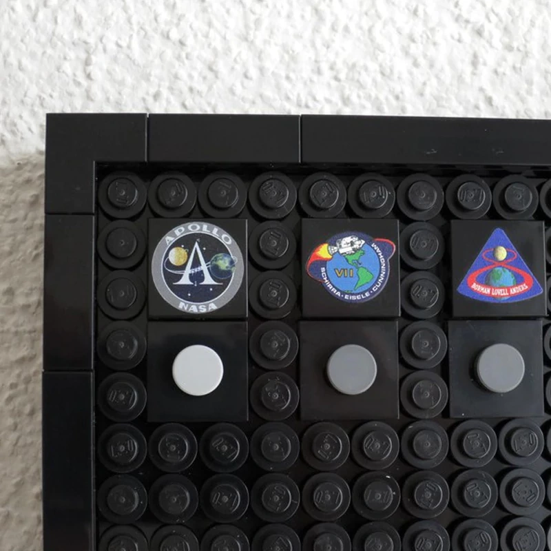 Studio MOC 88149 Apollo Program Moon Landing Sites Mosaic