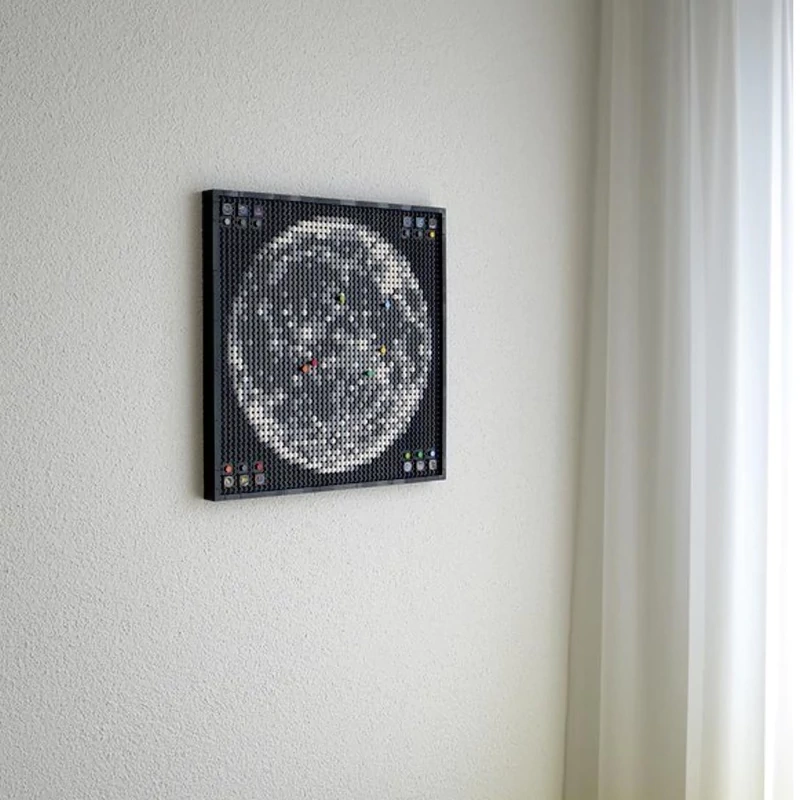 Studio MOC 88149 Apollo Program Moon Landing Sites Mosaic