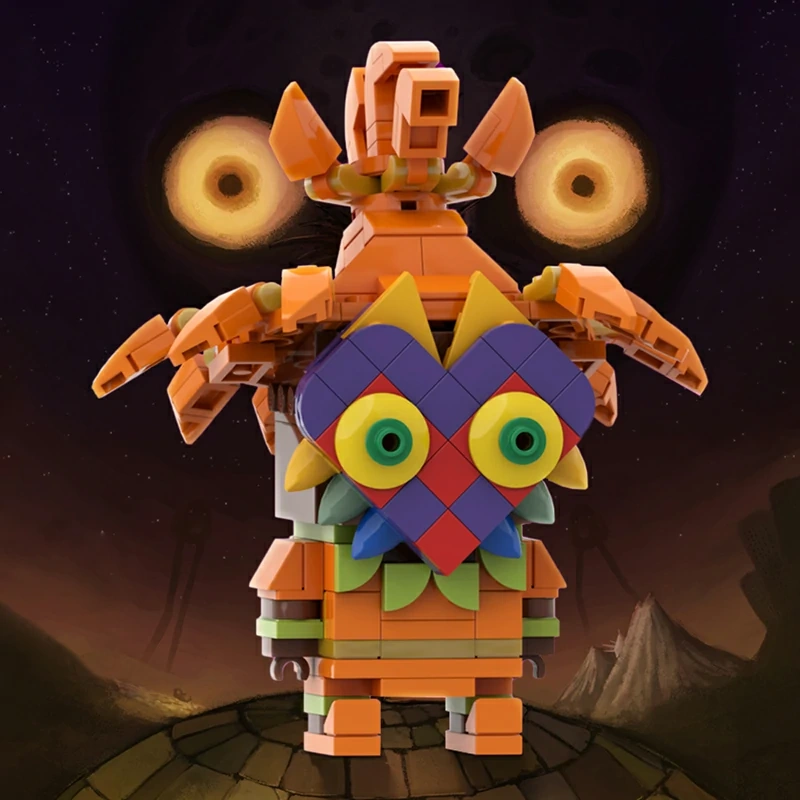 GoBricks MOC 129085 Skull Kid Majora's Mask Brickheadz The Legend Of Zelda