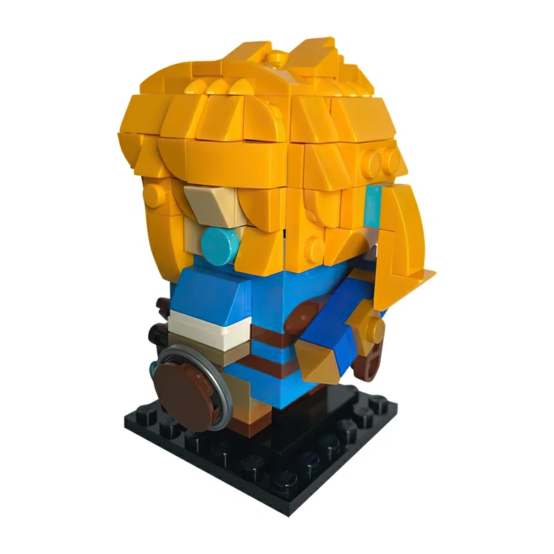 GoBricks MOC 61395 Link Breath Of The Wild BrickHeadz The Legend Of Zelda