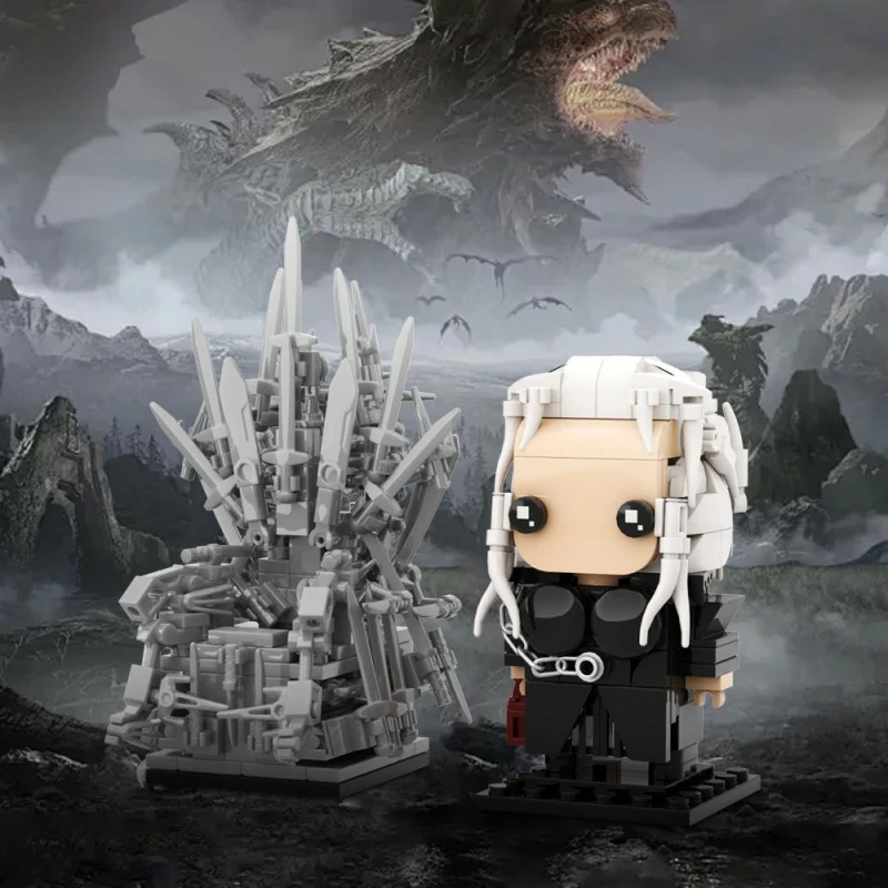 GoBricks MOC F-A2019 A Game Of Thrones A Song Of Ice And Fire The Iron Throne