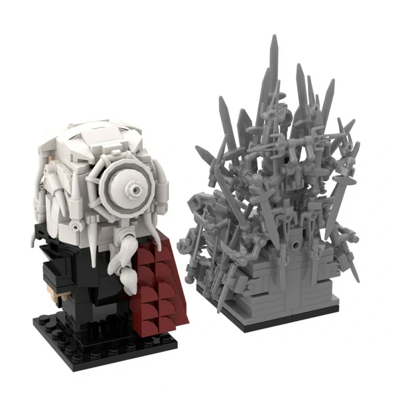 GoBricks MOC F-A2019 A Game Of Thrones A Song Of Ice And Fire The Iron Throne