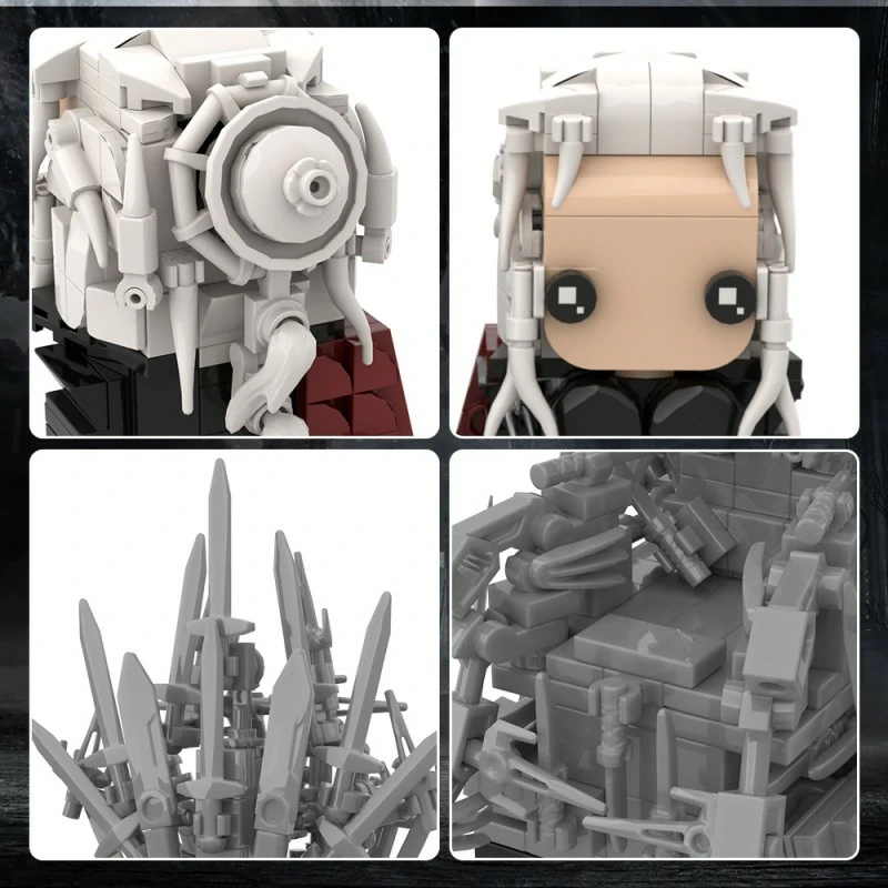 GoBricks MOC F-A2019 A Game Of Thrones A Song Of Ice And Fire The Iron Throne